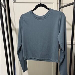 Hollister Long Sleeve Top - Steel Blue